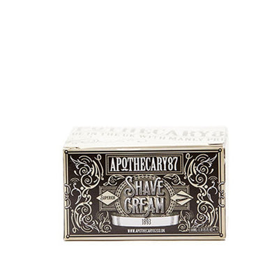 Apothecary87, Apothecary87 1893 Shave Cream - The Brotique with Free UK Shipping for Mens Beard Care, Mens Shaving and Mens Gifts