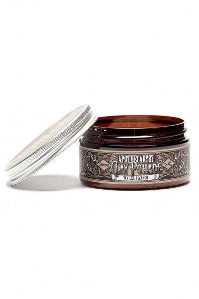 Apothecary87, Apothecary87 Vanilla & Mango Hair Clay Pomade - The Brotique with Free UK Shipping for Mens Beard Care, Mens Shaving and Mens Gifts