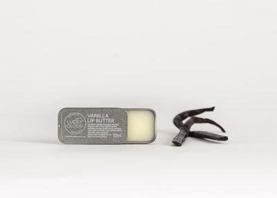 Lucky Cloud Botanical Skincare, Lucky Cloud Vanilla Lip Butter - The Brotique with Free UK Shipping for Mens Beard Care, Mens Shaving and Mens Gifts