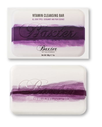 Baxter of California, Baxter of California Vitamin Cleansing Bar - Bergamot & Pear - The Brotique with Free UK Shipping for Mens Beard Care, Mens Shaving and Mens Gifts