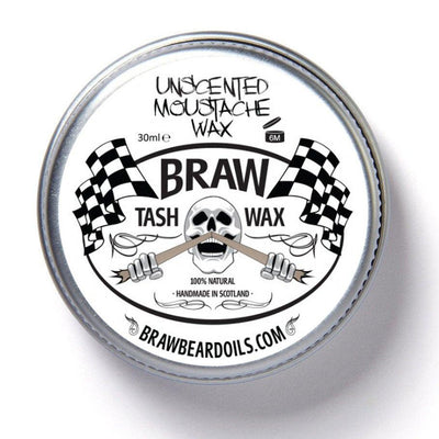 Braw, Braw Tash Wax - The Brotique with Free UK Shipping for Mens Beard Care, Mens Shaving and Mens Gifts