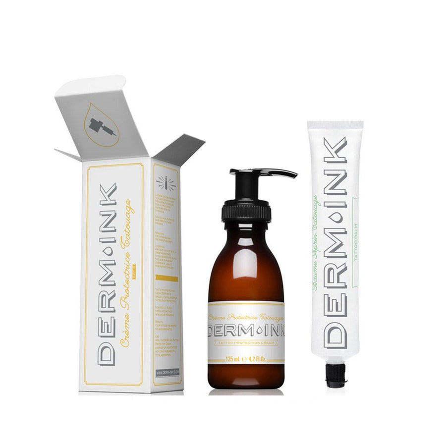 Dermink, Dermink Tattoo Protection & Aftercare Bundle - The Brotique with Free UK Shipping for Mens Beard Care, Mens Shaving and Mens Gifts
