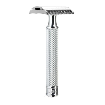 Muhle, Muhle R41 Chrome Open Comb Safety Razor - The Brotique with Free UK Shipping for Mens Beard Care, Mens Shaving and Mens Gifts