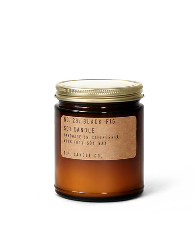 P.F. Candle Co., P.F. Candle Co. NO. 28: BLACK FIG 7.5 OZ SOY CANDLE - The Brotique with Free UK Shipping for Mens Beard Care, Mens Shaving and Mens Gifts