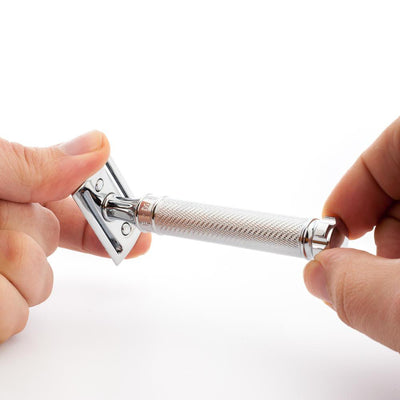 Muhle, Muhle R89 TWIST Closed Comb Safety Razor - No Blades Included - The Brotique with Free UK Shipping for Mens Beard Care, Mens Shaving and Mens Gifts
