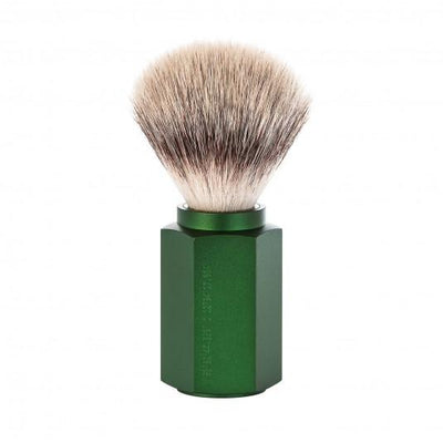 Muhle, MÜHLE Hexagon Silvertip Fibre Shaving Brush - The Brotique with Free UK Shipping for Mens Beard Care, Mens Shaving and Mens Gifts