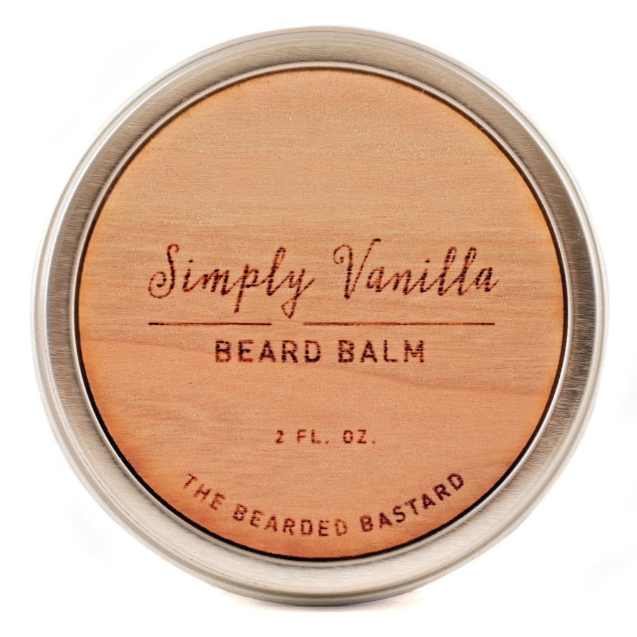  The Bearded Bastard, The Bearded Bastard Simply Vanilla Beard Balm - The Brotique with Free UK Shipping for Mens Beard Care, Mens Shaving and Mens Gifts