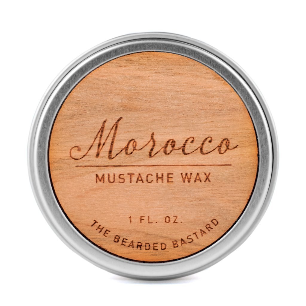 The Bearded Bastard, The Bearded Bastard Morocco Moustache Wax - The Brotique with Free UK Shipping for Mens Beard Care, Mens Shaving and Mens Gifts
