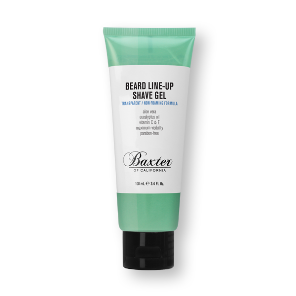  Baxter of California, Baxter of California Beard Line-Up Shave Gel - The Brotique with Free UK Shipping for Mens Beard Care, Mens Shaving and Mens Gifts