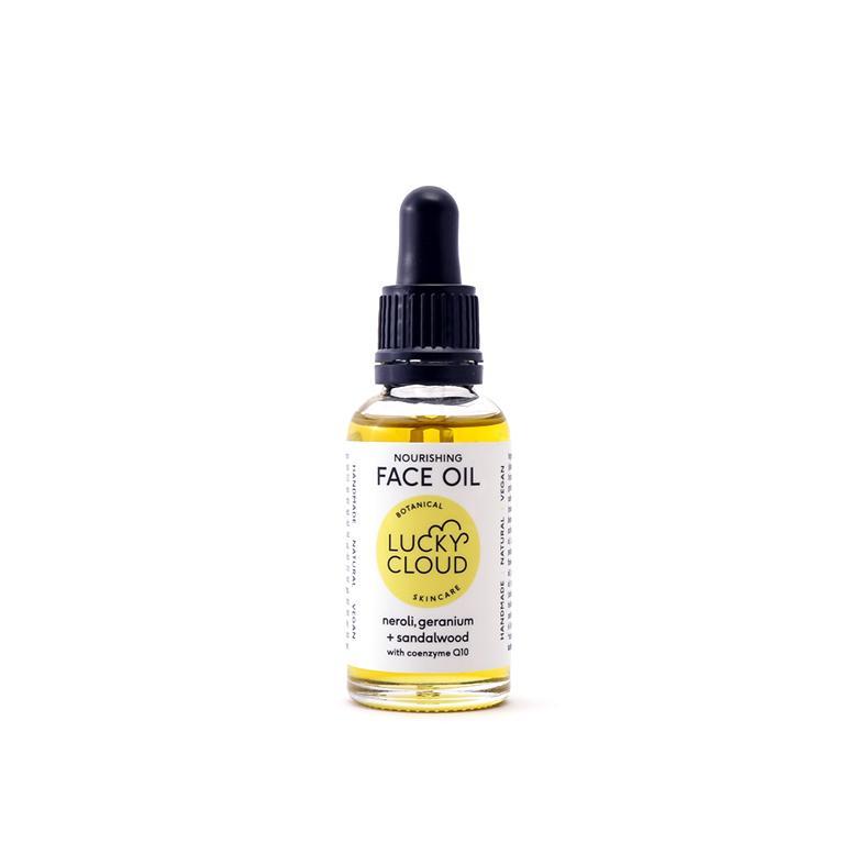  Lucky Cloud Botanical Skincare, Lucky Cloud Nourishing Face Oil - The Brotique with Free UK Shipping for Mens Beard Care, Mens Shaving and Mens Gifts