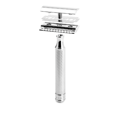 Muhle, Muhle R89 Chrome Safety Razor - The Brotique with Free UK Shipping for Mens Beard Care, Mens Shaving and Mens Gifts