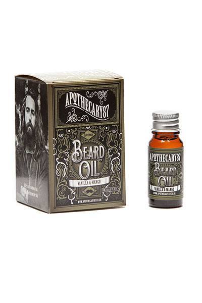 Apothecary87, Apothecary87 Vanilla & Mango Beard Oil - The Brotique with Free UK Shipping for Mens Beard Care, Mens Shaving and Mens Gifts