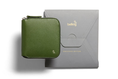 Bellroy, Bellroy Zip Wallet – Designers Edition - The Brotique with Free UK Shipping for Mens Beard Care, Mens Shaving and Mens Gifts