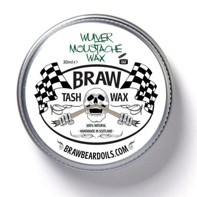 Braw, Braw Tash Wax - The Brotique with Free UK Shipping for Mens Beard Care, Mens Shaving and Mens Gifts