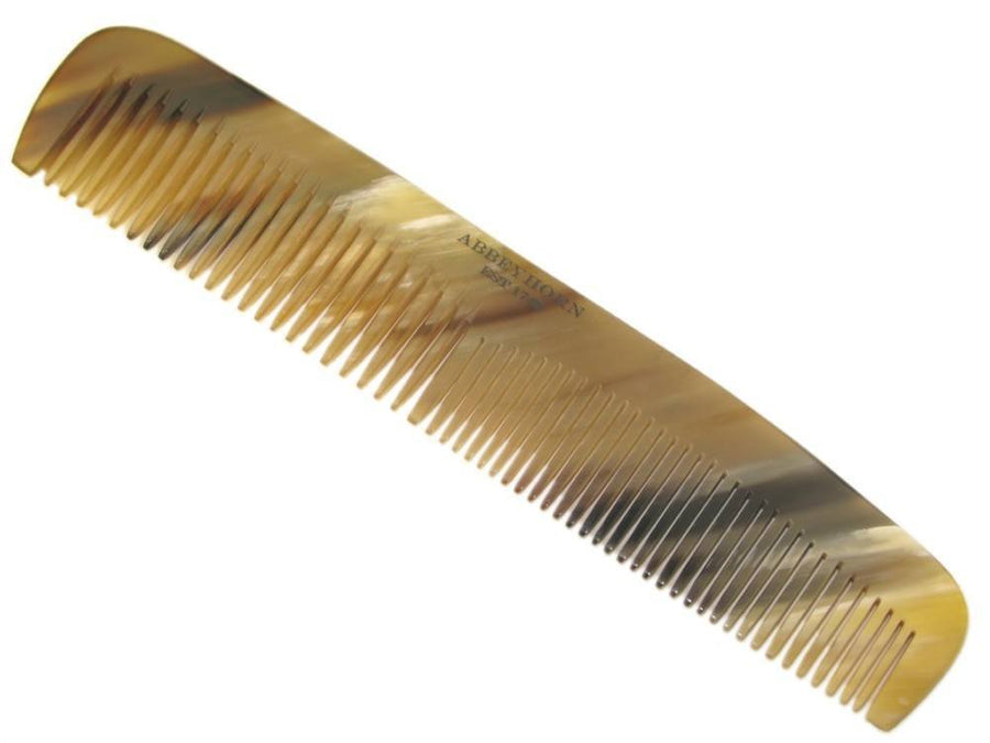  Abbeyhorn, Abbeyhorn Double Tooth Dressing Comb - The Brotique with Free UK Shipping for Mens Beard Care, Mens Shaving and Mens Gifts