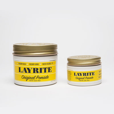 Layrite, Layrite Original Pomade 1.5oz Travel Size - The Brotique with Free UK Shipping for Mens Beard Care, Mens Shaving and Mens Gifts