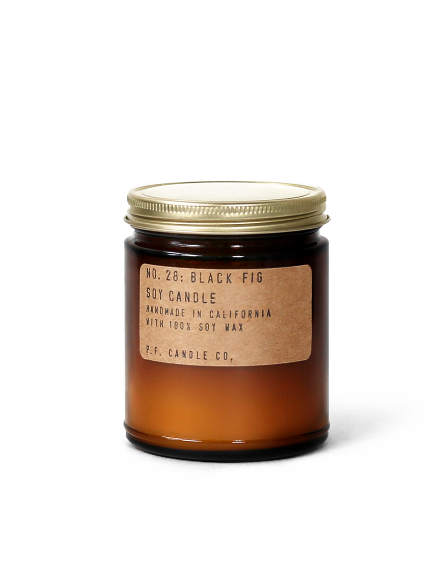 P.F. Candle Co. NO. 28: BLACK FIG 7.5 OZ SOY CANDLE