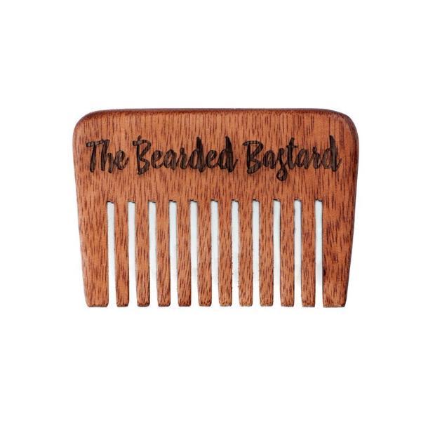  The Bearded Bastard, The Bearded Bastard Beard Comb - The Brotique with Free UK Shipping for Mens Beard Care, Mens Shaving and Mens Gifts