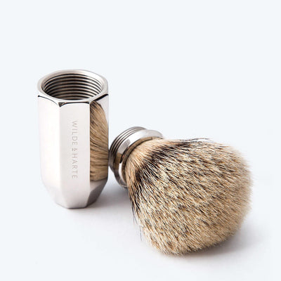 Wilde & Harte, Wilde & Harte Traditional Design Safety Razor & Shaving brush Gift Set - The Brotique with Free UK Shipping for Mens Beard Care, Mens Shaving and Mens Gifts